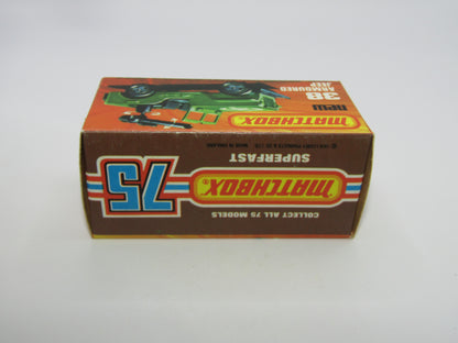 Matchbox Superfast No 38C Armoured Jeep NO Label Glossy GREY no 5 Base