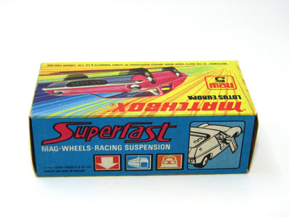 Matchbox Superfast 5A Lotus Europa Pink Wide Wheels