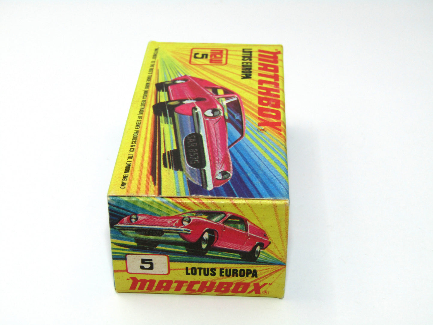 Matchbox Superfast 5A Lotus Europa Pink Wide Wheels