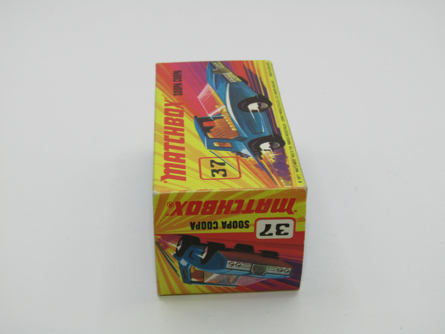 Matchbox Superfast 37B Soopa Coopa DARK Blue, CREAM Interior