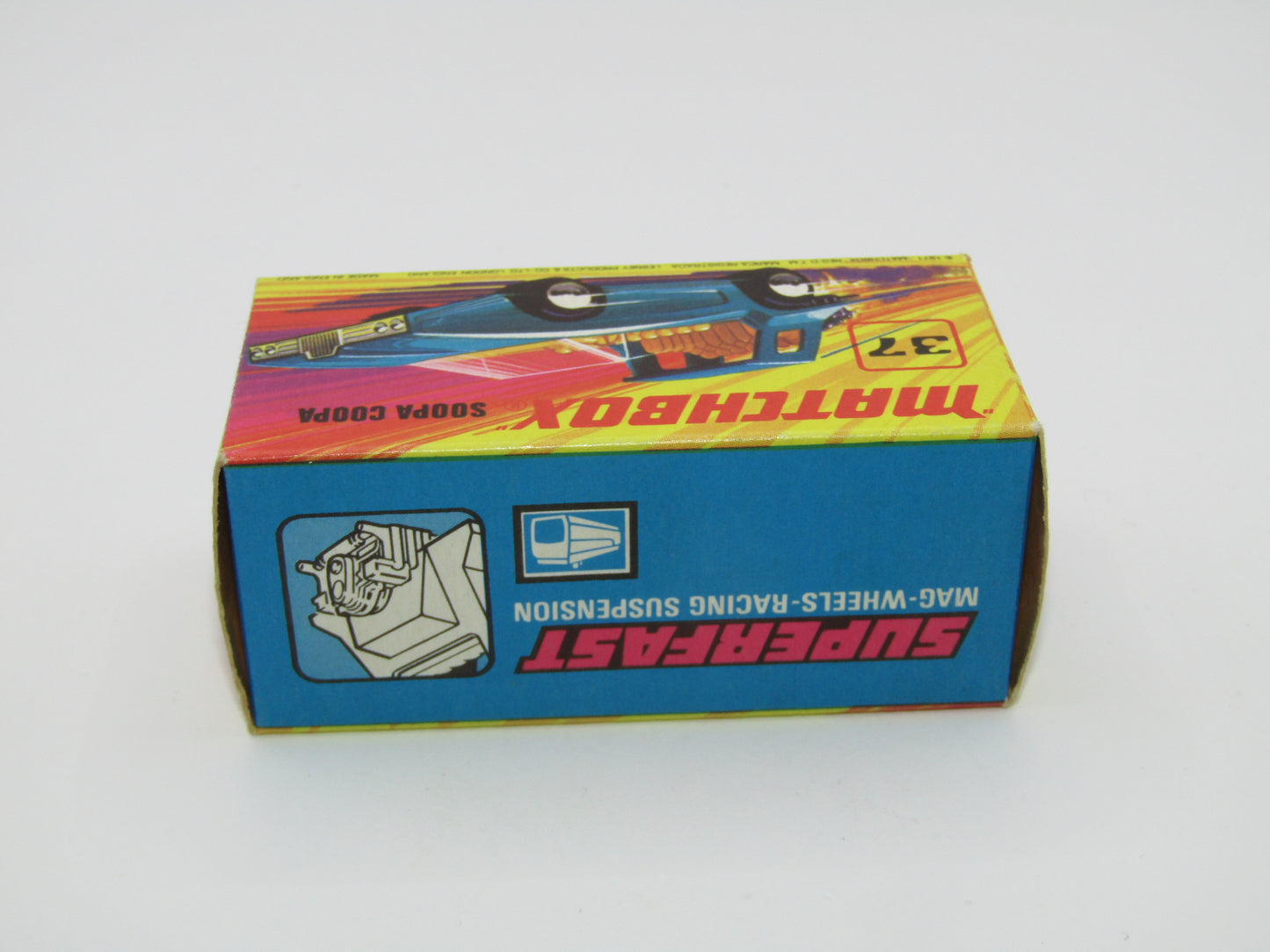 Matchbox Superfast 37B Soopa Coopa DARK Blue, CREAM Interior