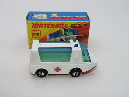 Matchbox Superfast 46B Stretcha Fetcha Small Cross Labels from 3A Ambulance