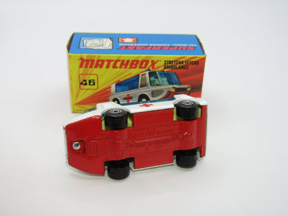 Matchbox Superfast 46B Stretcha Fetcha Small Cross Labels from 3A Ambulance