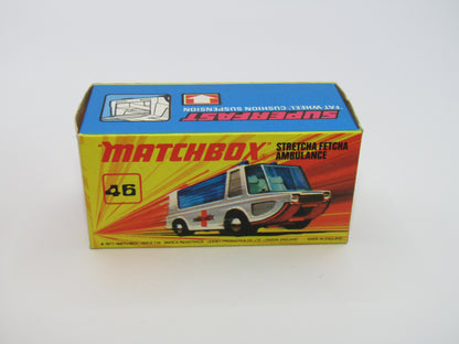 Matchbox Superfast 46B Stretcha Fetcha Small Cross Labels from 3A Ambulance