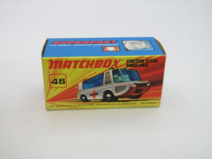 Matchbox Superfast 46B Stretcha Fetcha Small Cross Labels from 3A Ambulance