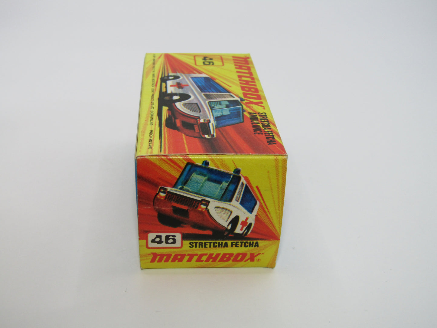 Matchbox Superfast 46B Stretcha Fetcha Small Cross Labels from 3A Ambulance