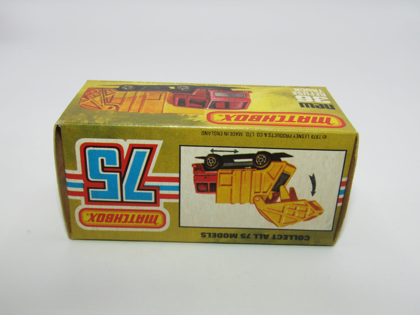 Matchbox Superfast No 36D Refuse Truck WITHOUT COLLECTOMATIC