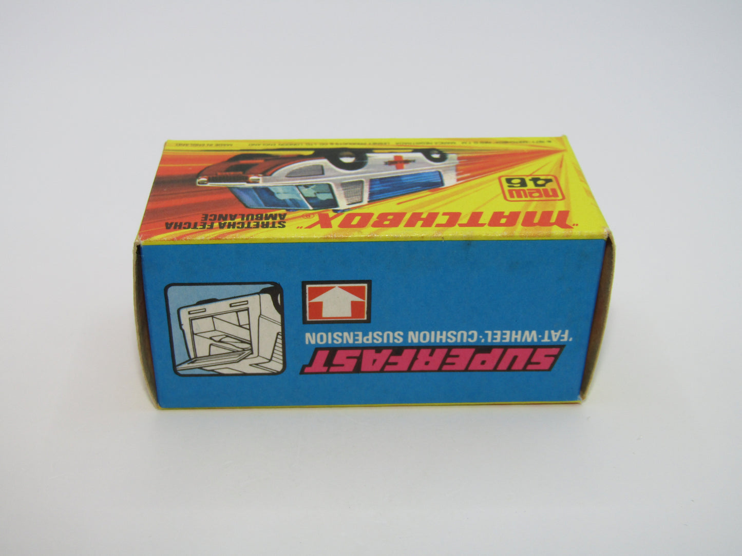 Matchbox Superfast 46B Stretcha Fetcha 5 SPOKE Wheels, Ambulance Labels
