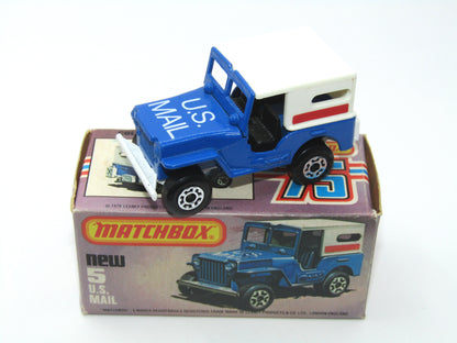 Matchbox Superfast 5C U.S. Mail Truck SEA Blue Body