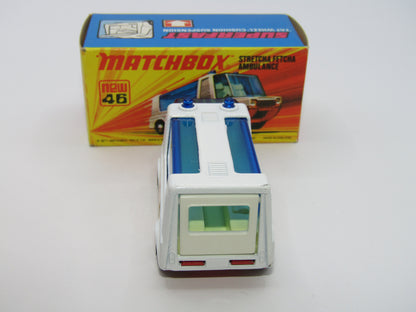 Matchbox Superfast 46B Stretcha Fetcha Ambulance Labels Red Base