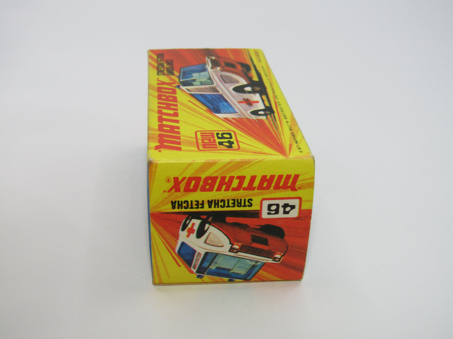 Matchbox Superfast 46B Stretcha Fetcha Ambulance Labels Red Base