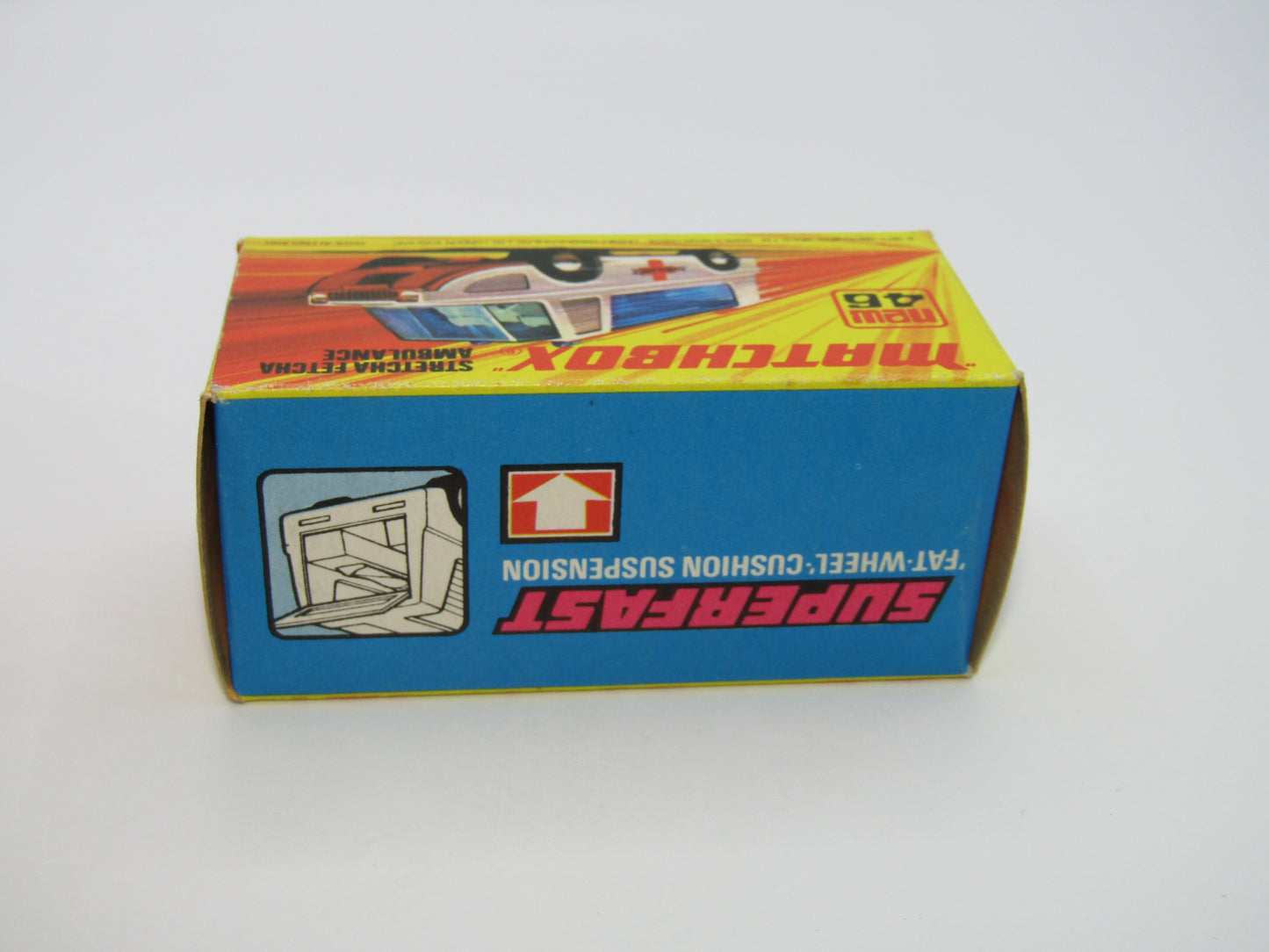 Matchbox Superfast 46B Stretcha Fetcha Ambulance Labels Red Base