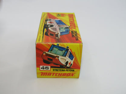 Matchbox Superfast 46B Stretcha Fetcha Ambulance Labels Red Base