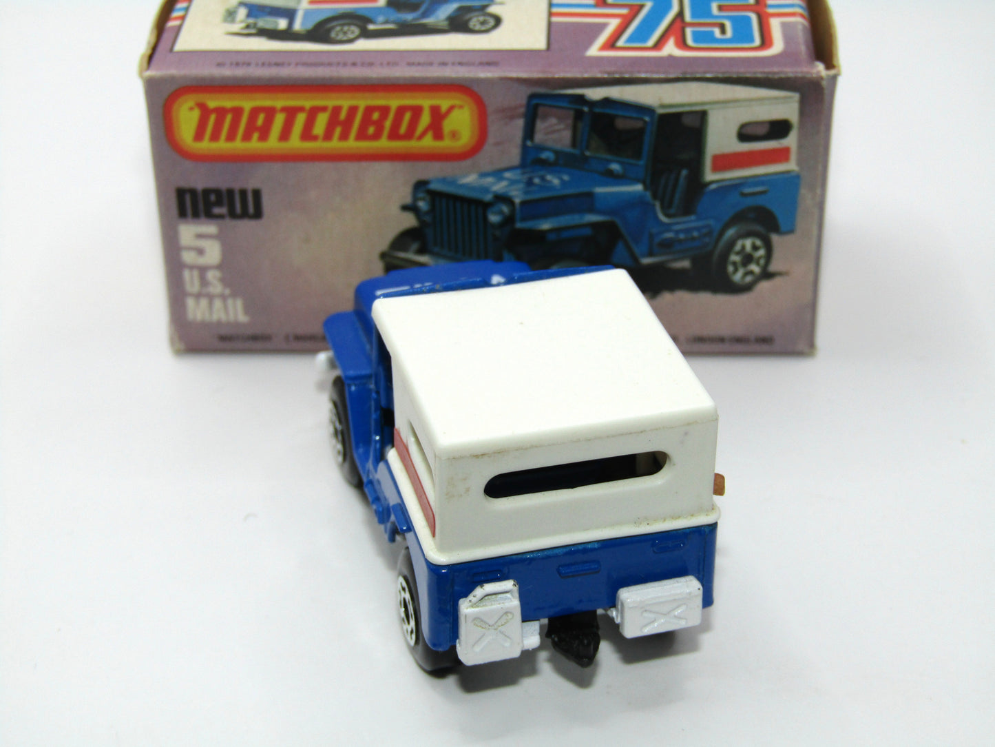 Matchbox Superfast 5C U.S. Mail Truck SEA Blue Body