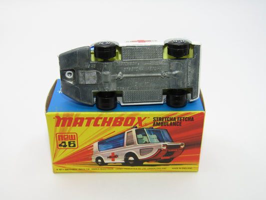 Matchbox Superfast 46B Stretcha Fetcha UNPAINTED Base Ambulance Labels