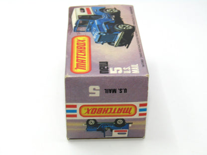 Matchbox Superfast 5C U.S. Mail Truck SEA Blue Body