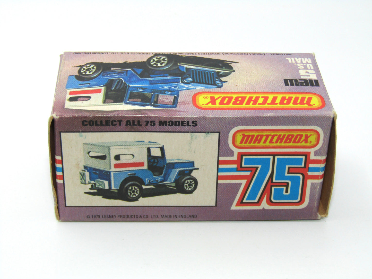 Matchbox Superfast 5C U.S. Mail Truck SEA Blue Body