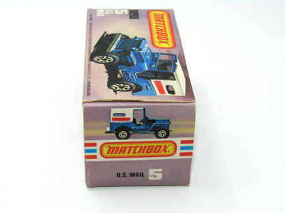 Matchbox Superfast 5C U.S. Mail Truck SEA Blue Body