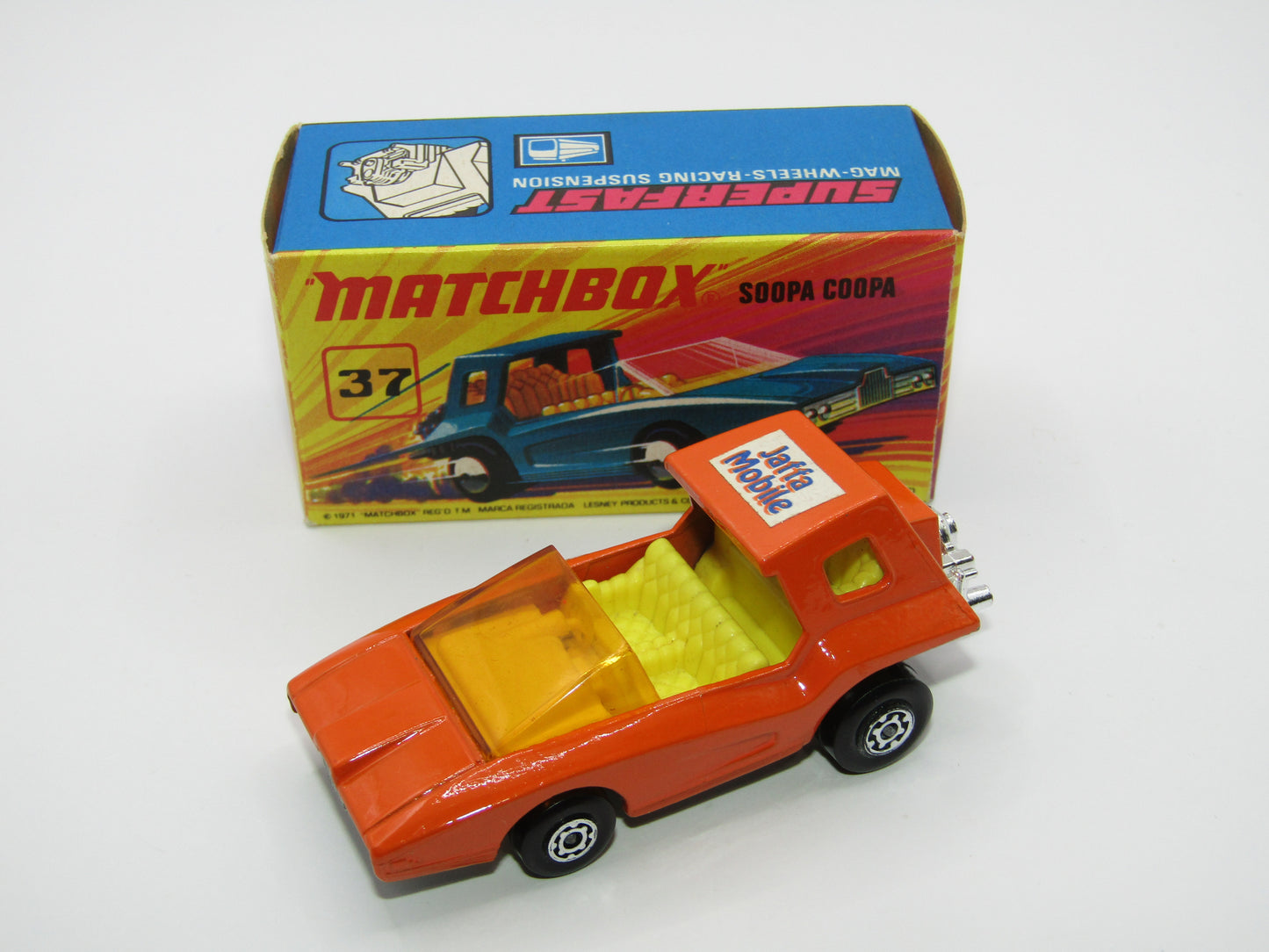 Matchbox Superfast 37B Soopa Coopa Orange JAFFA MOBILE
