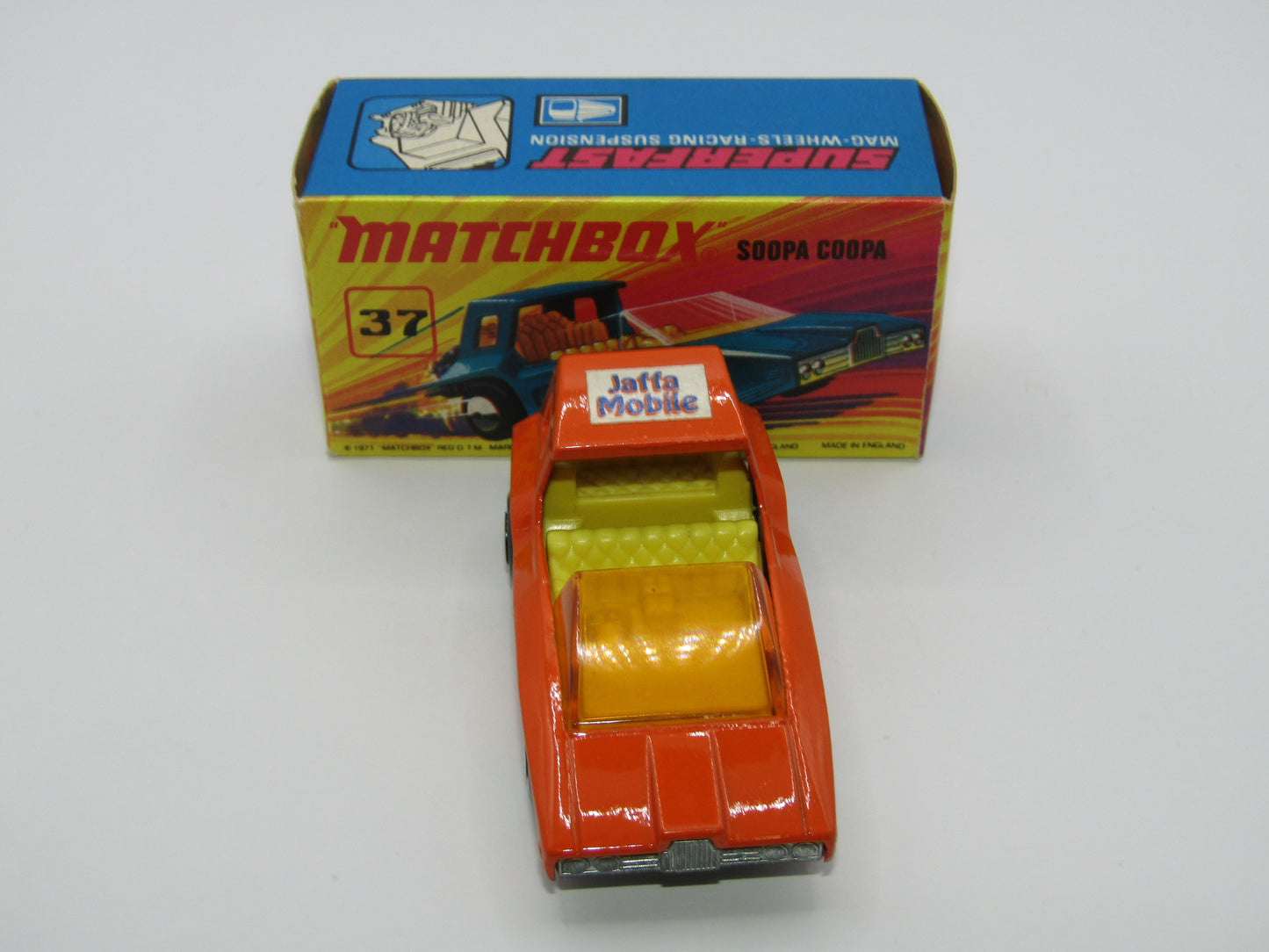 Matchbox Superfast 37B Soopa Coopa Orange JAFFA MOBILE