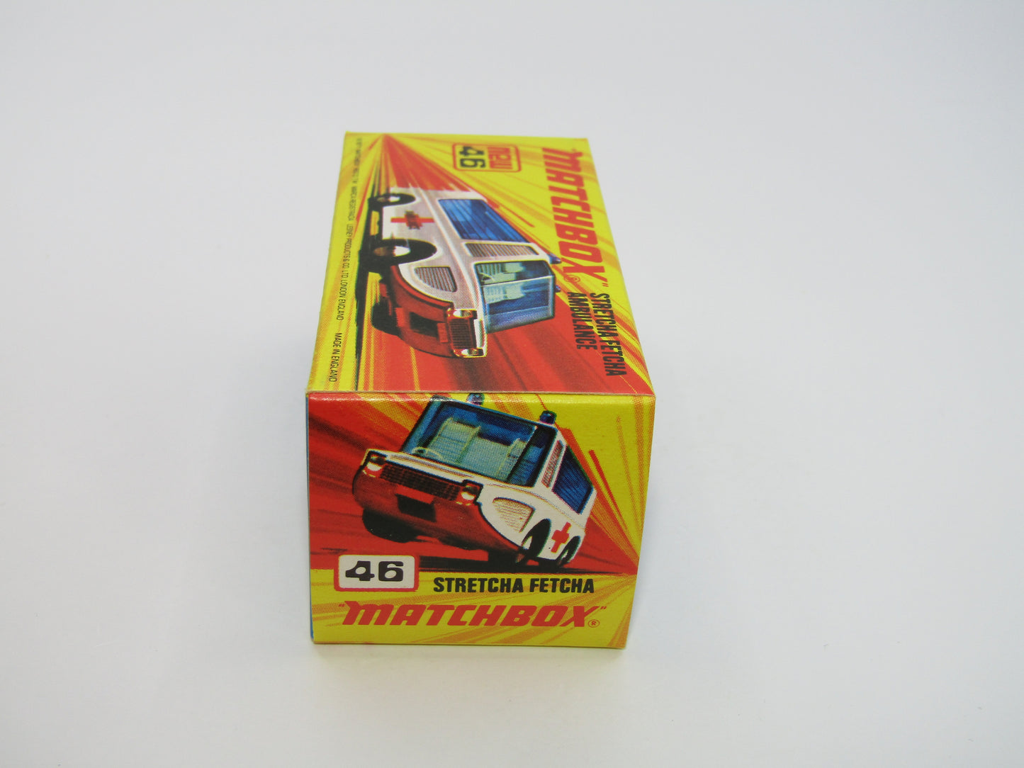 Matchbox Superfast 46B Stretcha Fetcha UNPAINTED Base Ambulance Labels
