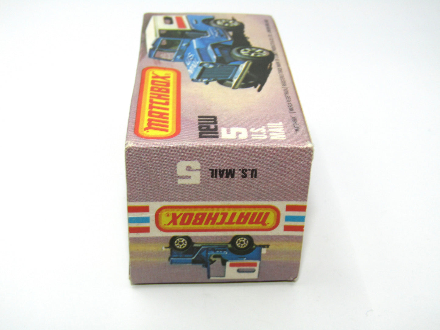 Matchbox Superfast 5C U.S. Mail Truck Blue, No 38 Base