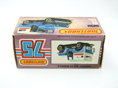 Matchbox Superfast 5C U.S. Mail Truck Blue, No 38 Base