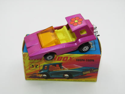 Matchbox Superfast 37B Soopa Coopa Pink, Orange Flower Label