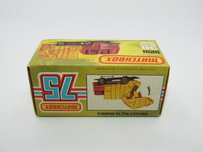 Matchbox Superfast No 36D Refuse Truck Blue, Orange & Yellow Dump