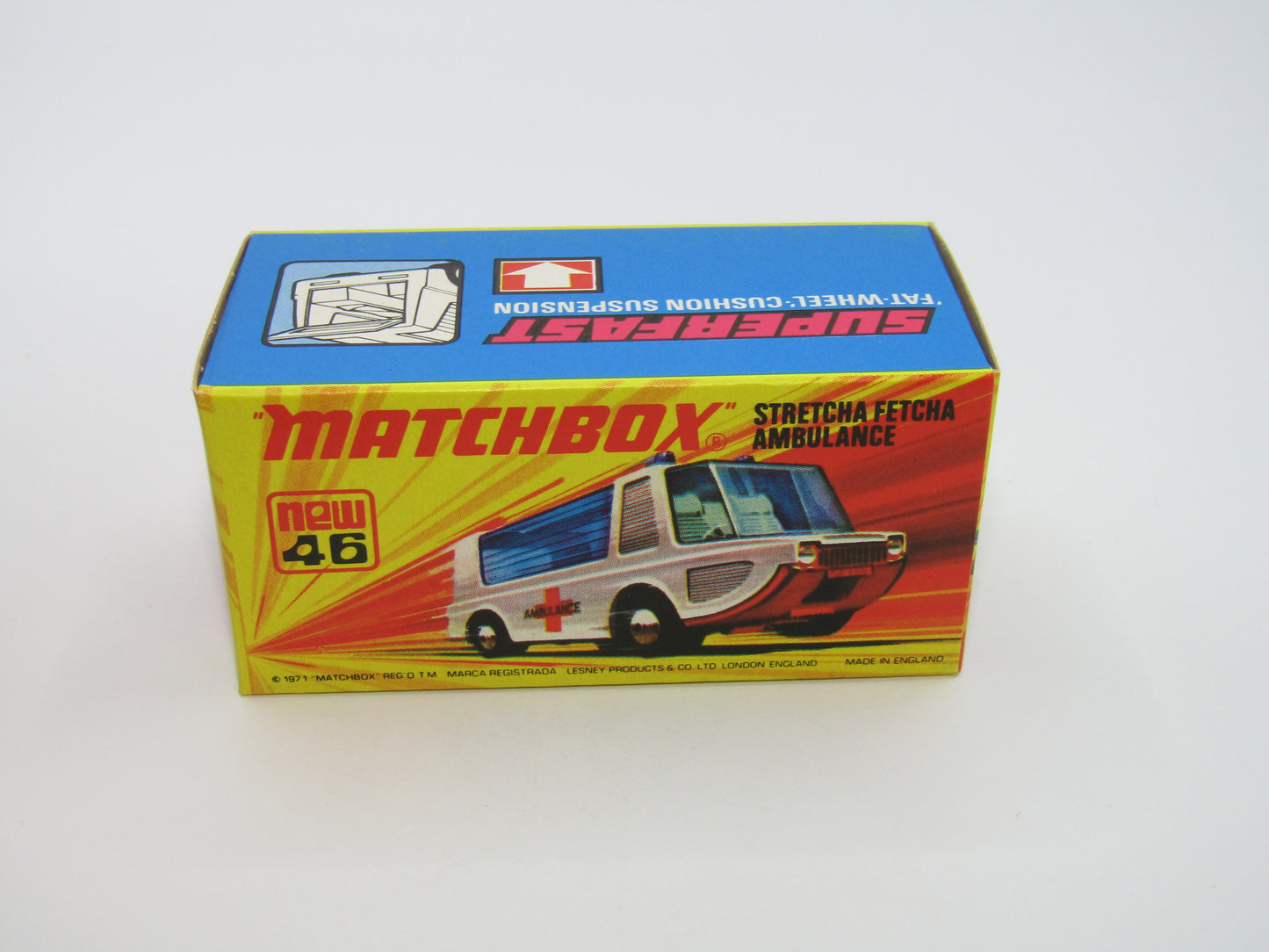 Matchbox Superfast 46B Stretcha Fetcha NO LABELS Red Base