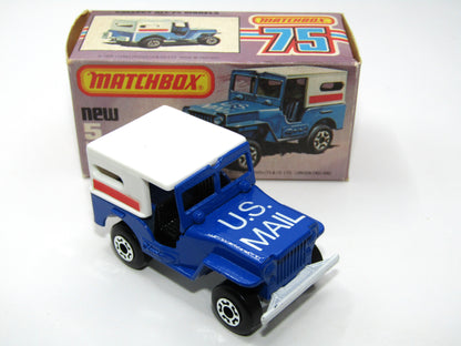 Matchbox Superfast 5C U.S. Mail Truck LARGE Lettering 38 Base