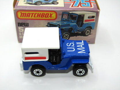 Matchbox Superfast 5C U.S. Mail Truck LARGE Lettering 38 Base