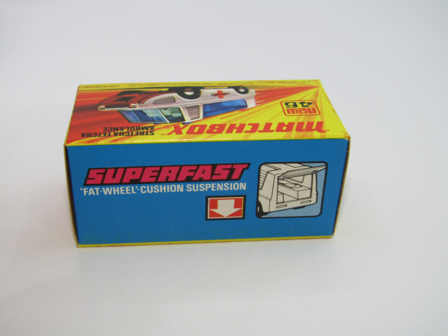 Matchbox Superfast 46B Stretcha Fetcha NO LABELS Red Base
