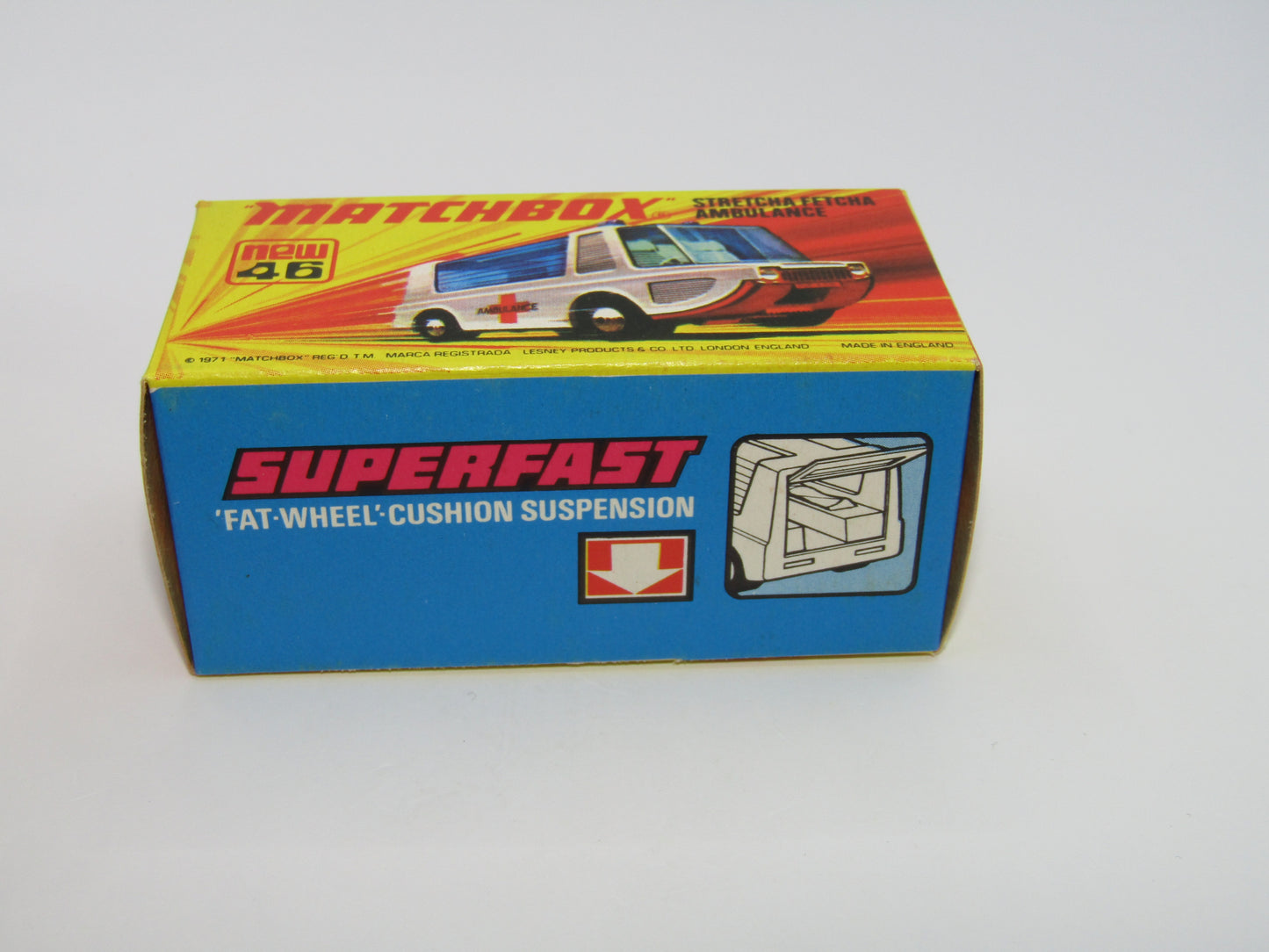 Matchbox Superfast 46B Stretcha Fetcha NO LABELS Red Base