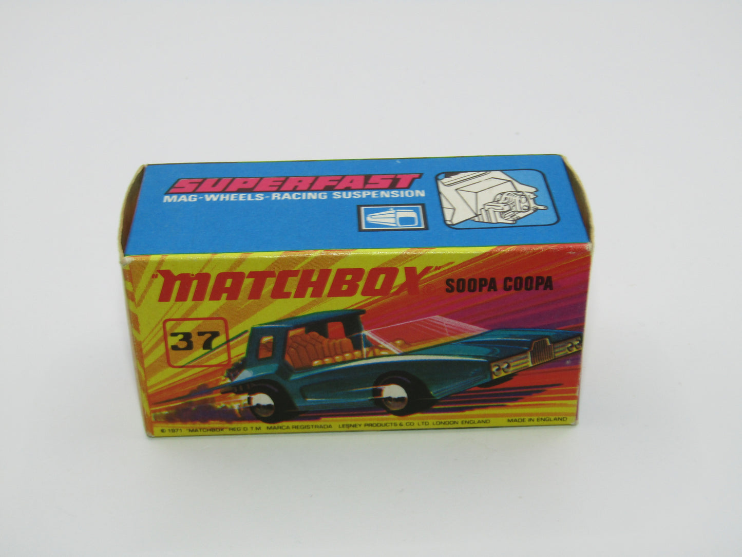 Matchbox Superfast 37B Soopa Coopa Pink, Orange Flower Label