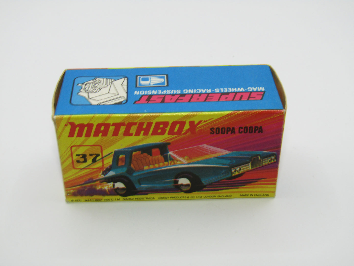 Matchbox Superfast 37B Soopa Coopa Pink, Orange Flower Label