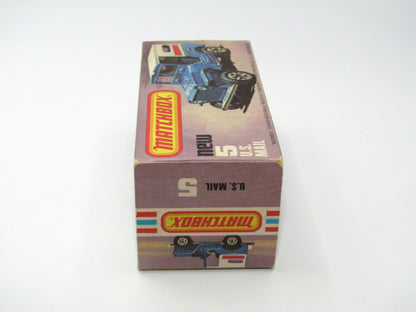 Matchbox Superfast 5C U.S. Mail Truck LARGE Lettering 38 Base