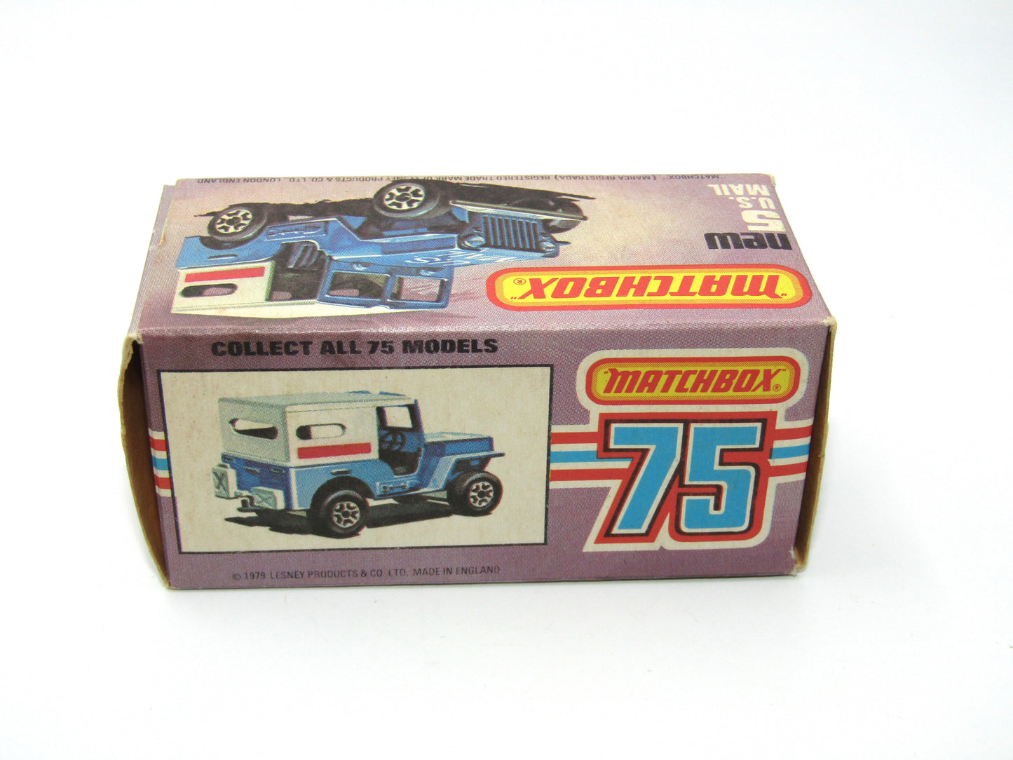 Matchbox Superfast 5C U.S. Mail Truck LARGE Lettering 38 Base