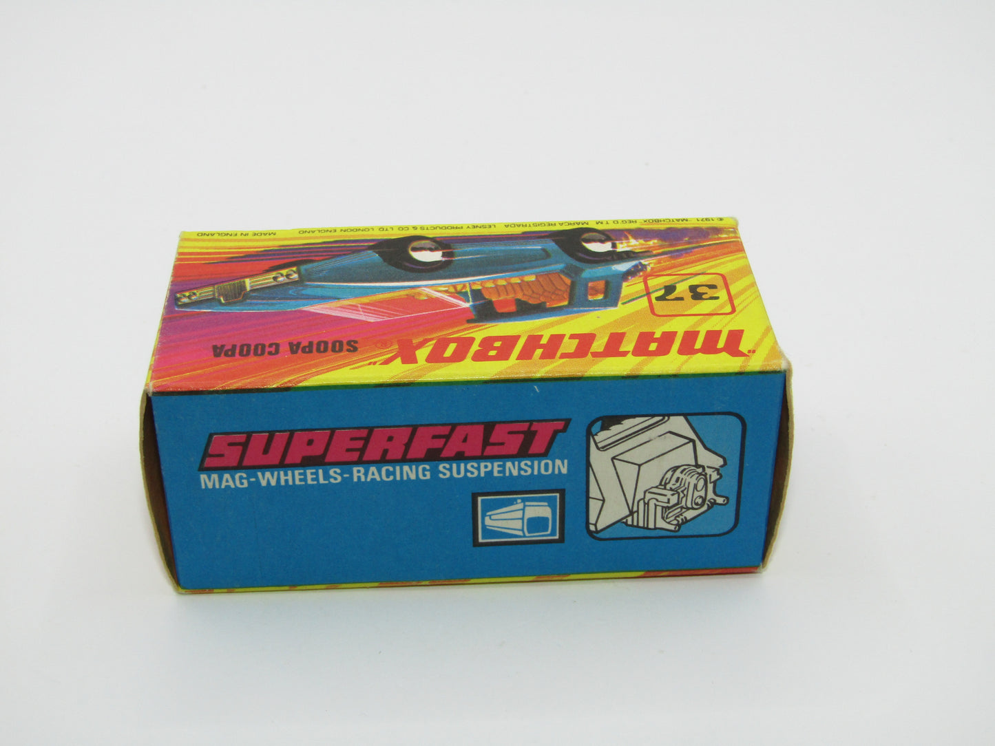 Matchbox Superfast 37B Soopa Coopa Pink, Orange Flower Label