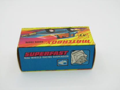 Matchbox Superfast 37B Soopa Coopa Pink, Orange Flower Label