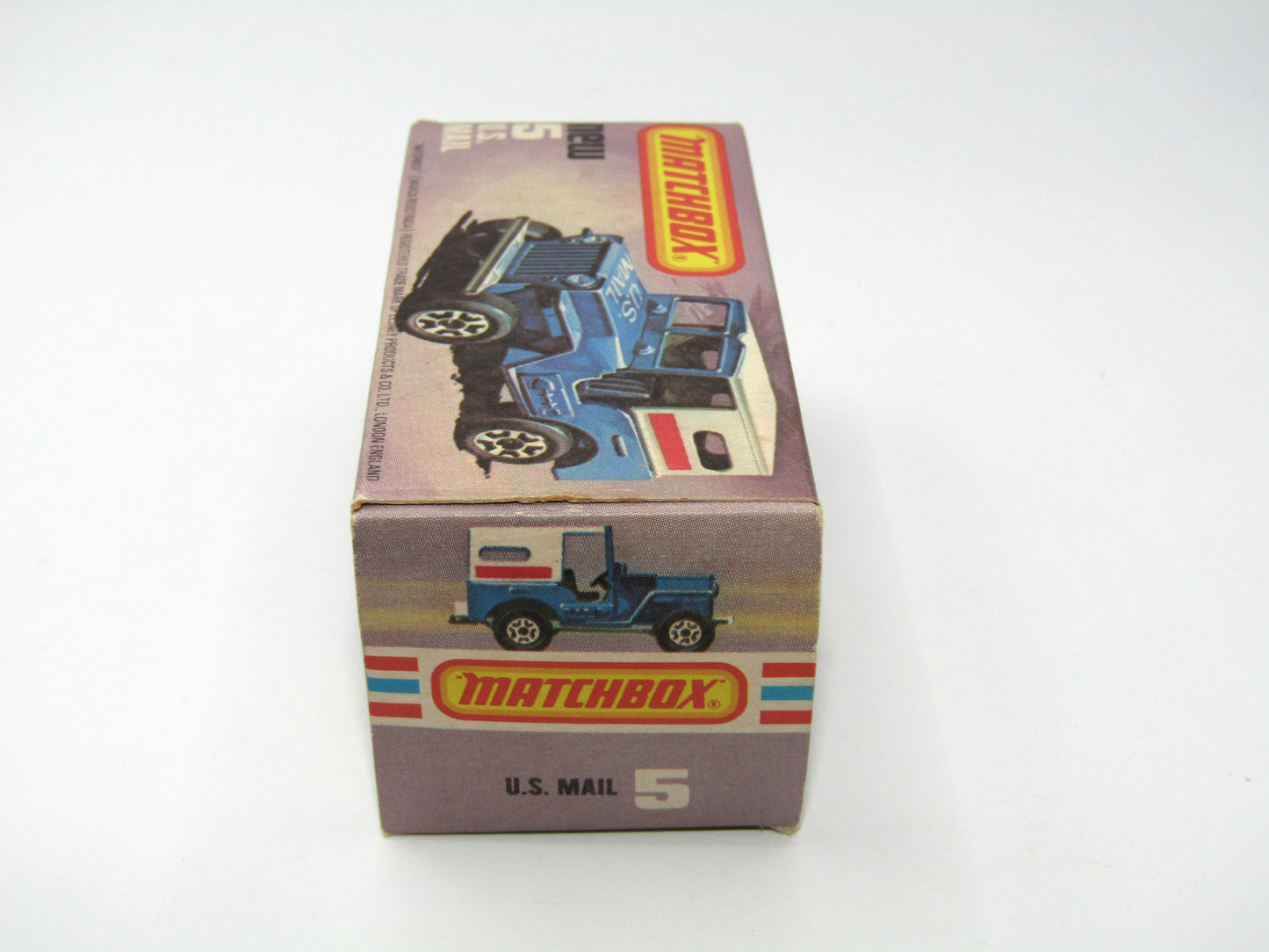 Matchbox Superfast 5C U.S. Mail Truck LARGE Lettering 38 Base