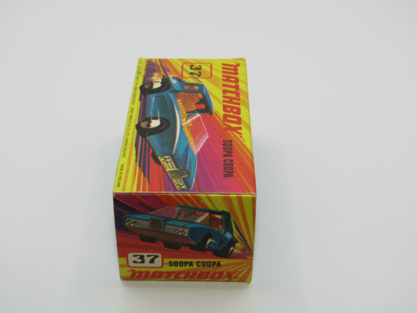 Matchbox Superfast 37B Soopa Coopa Pink, Orange Flower Label