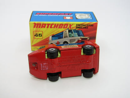 Matchbox Superfast 46B Stretcha Fetcha RED Unfall Rettung Notruf 112
