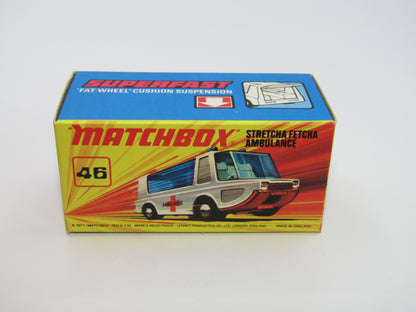 Matchbox Superfast 46B Stretcha Fetcha RED Unfall Rettung Notruf 112