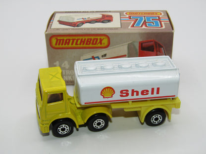 Matchbox Superfast 14D Articulated Petrol Tanker YELLOW - Shell Tampo