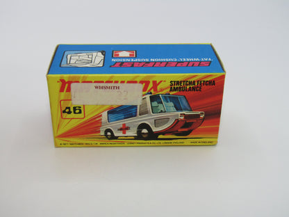 Matchbox Superfast 46B Stretcha Fetcha RED Unfall Rettung Notruf 112