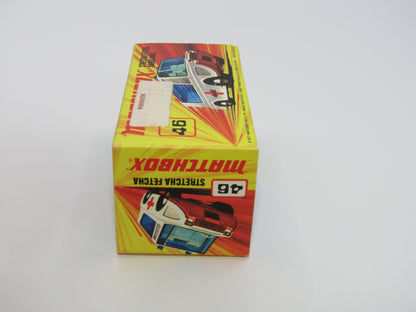 Matchbox Superfast 46B Stretcha Fetcha RED Unfall Rettung Notruf 112
