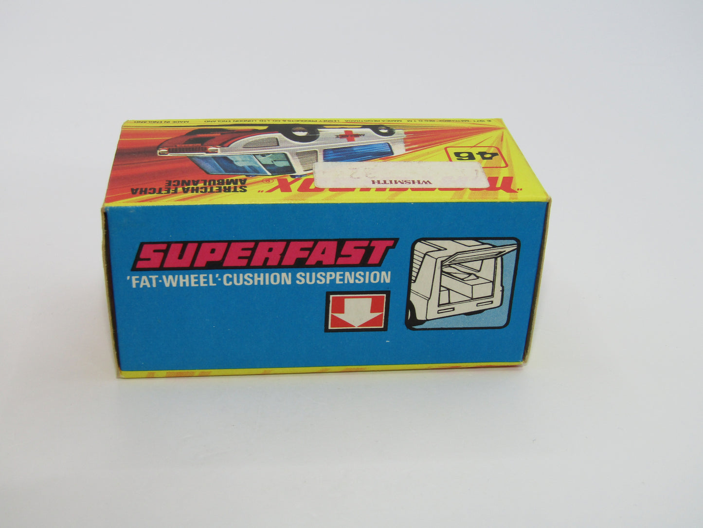 Matchbox Superfast 46B Stretcha Fetcha RED Unfall Rettung Notruf 112