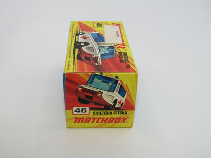Matchbox Superfast 46B Stretcha Fetcha RED Unfall Rettung Notruf 112