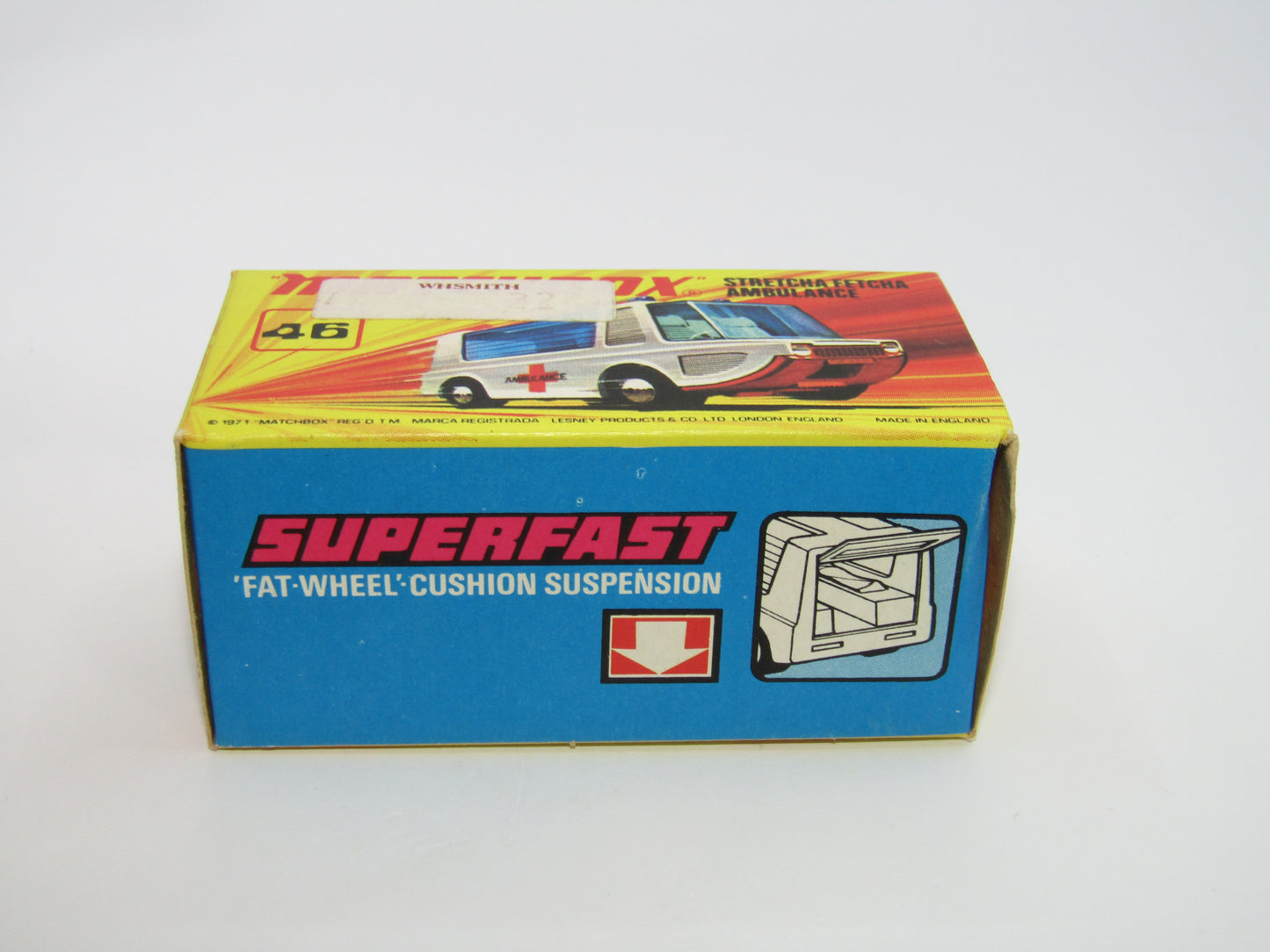 Matchbox Superfast 46B Stretcha Fetcha RED Unfall Rettung Notruf 112